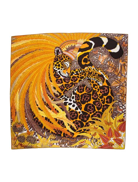 jaguar quetzal scarf